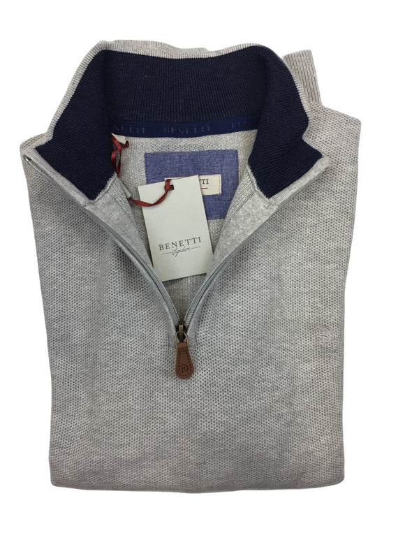 Benetti Cotton 1/4 Zip