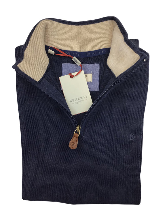 Benetti Cotton 1/4 Zip
